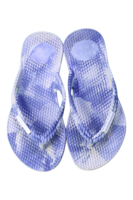 A Blue Flip Flops from Billabong in size 5T for girl. (Back View)