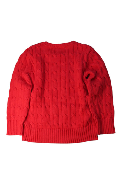 A Red Knit Sweaters from Polo Ralph Lauren in size 4T for boy. (Back View)