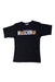 A Black Short Sleeve T Shirts from Moschino in size 5T for girl. (Front View)
