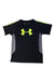A Black Active Tops from Under Armour in size 4T for boy. (Front View)