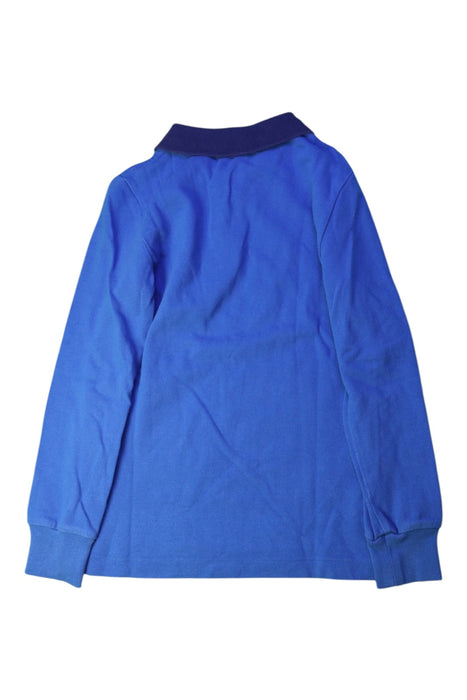A Blue Long Sleeve Polos from Polo Ralph Lauren in size 5T for boy. (Back View)