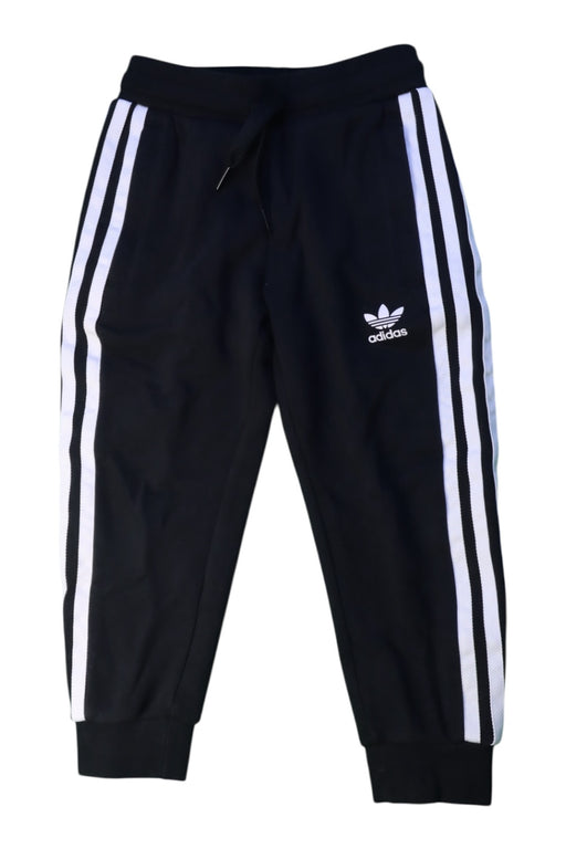 A Black Active Pants from Adidas in size 3T for boy. (Front View)
