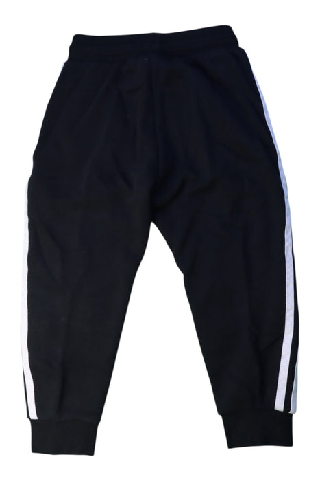 A Black Active Pants from Adidas in size 3T for boy. (Back View)