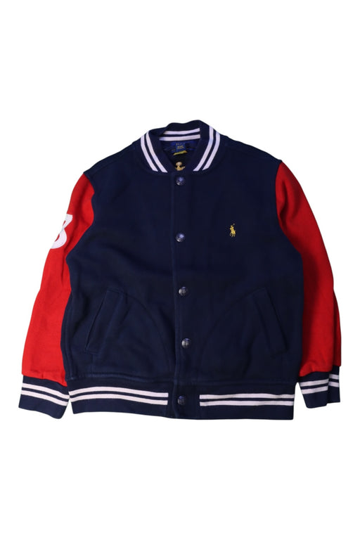 A Navy Lightweight Jackets from Polo Ralph Lauren in size 4T for boy. (Front View)