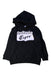A Black Hooded Sweatshirts from Onitsuka Tiger in size 4T for boy. (Front View)