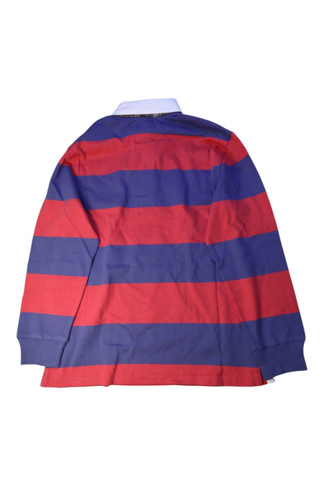 A Navy Long Sleeve Polos from Polo Ralph Lauren in size 10Y for boy. (Back View)