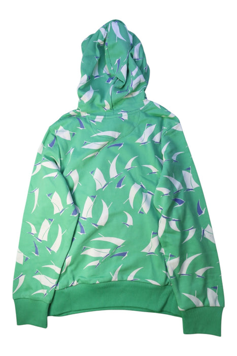 A Green Hooded Sweatshirts from Polo Ralph Lauren in size 10Y for boy. (Back View)