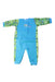 A Blue Wetsuits from Splash About in size 6-12M for boy. (Front View)