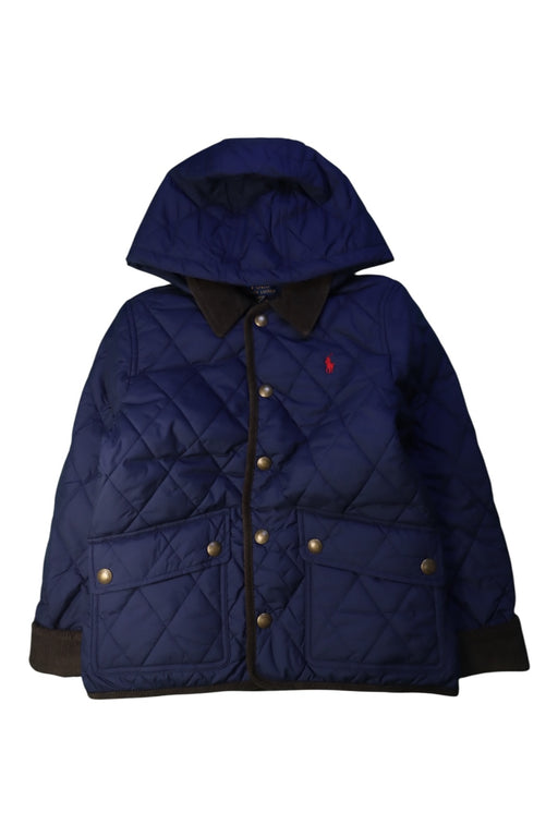 A Blue Puffer/Quilted Coats & Outerwear from Polo Ralph Lauren in size 10Y for boy. (Front View)