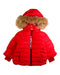 A Red Puffer/Quilted Coats & Outerwear from Ferrari in size 4T for girl. (Front View)