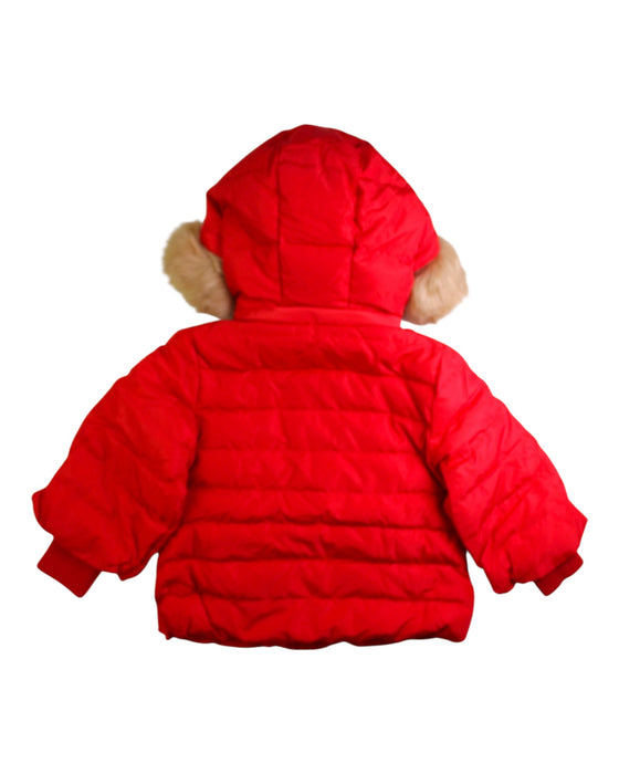 A Red Puffer/Quilted Coats & Outerwear from Ferrari in size 4T for girl. (Back View)