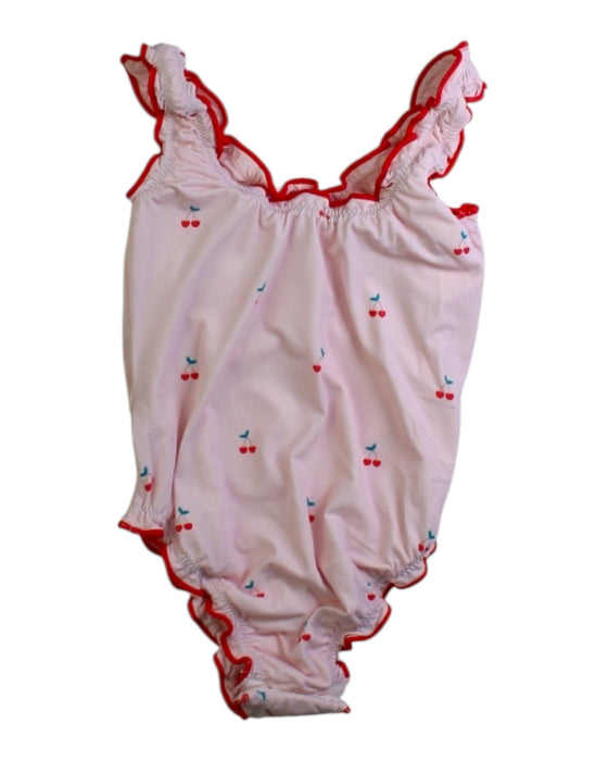 A Pink Swimsuits from suki swim in size 12-18M for girl. (Back View)
