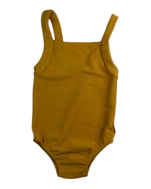 A Yellow Swimsuits from Atilla Cubs in size 2T for girl. (Front View)