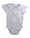 A White Short Sleeve Bodysuits from Jacadi in size 12-18M for girl. (Front View)