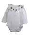 A White Long Sleeve Bodysuits from Cath Kids London in size 6-12M for girl. (Front View)