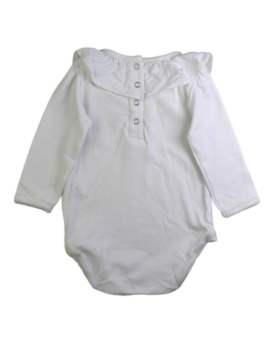 A White Long Sleeve Bodysuits from Cath Kids London in size 6-12M for girl. (Back View)
