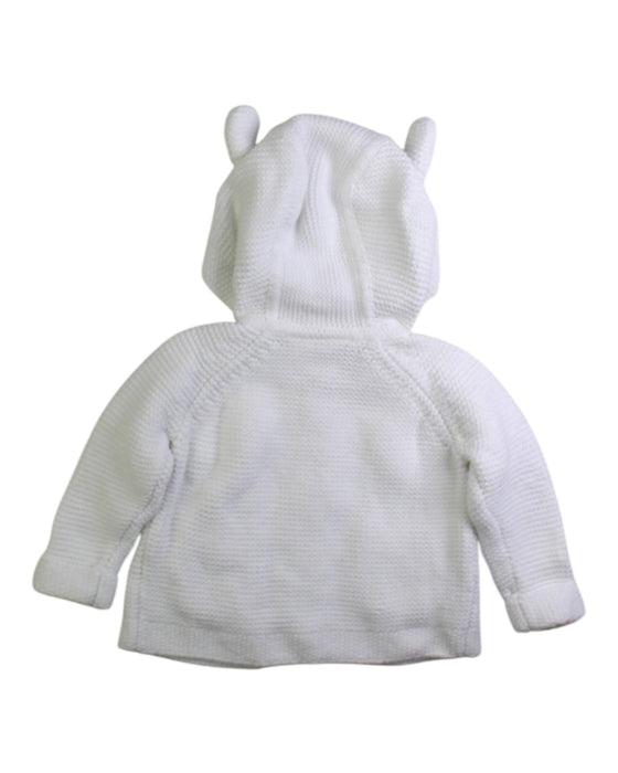 A White Cardigans from The Little White Company in size Newborn for neutral. (Back View)