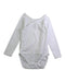 A White Long Sleeve Bodysuits from Petit Bateau in size 6-12M for neutral. (Front View)