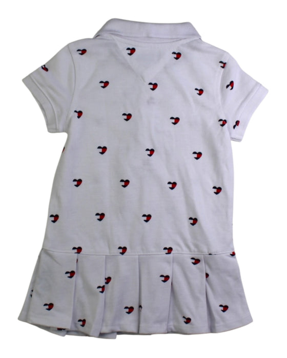 A White Short Sleeve Dresses from Tommy Hilfiger in size 12-18M for girl. (Back View)
