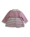 A Pink Knit Sweaters from Huggalugs in size 6-12M for girl. (Back View)