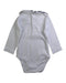 A White Long Sleeve Bodysuits from Jacadi in size 3-6M for girl. (Back View)