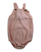 A Pink Sleeveless Rompers from The Little Tailor in size 6-12M for girl. (Front View)