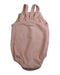 A Pink Sleeveless Rompers from The Little Tailor in size 6-12M for girl. (Back View)