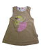 A Beige Sleeveless Dresses from Korango in size 6-12M for girl. (Front View)
