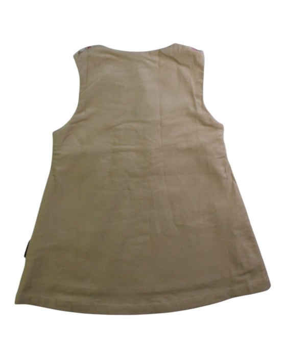 A Beige Sleeveless Dresses from Korango in size 6-12M for girl. (Back View)