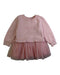 A Pink Sweater Dresses from Seed in size 12-18M for girl. (Front View)