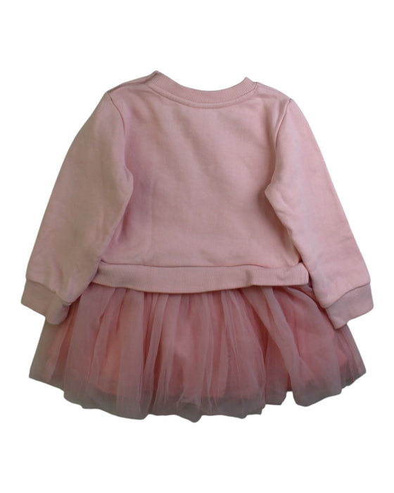 A Pink Sweater Dresses from Seed in size 12-18M for girl. (Back View)