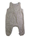 A Beige Long Overalls from purebaby in size 6-12M for girl. (Front View)