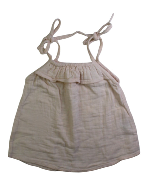 A Ivory Sleeveless Tops from Jamie Kay in size 12-18M for girl. (Front View)