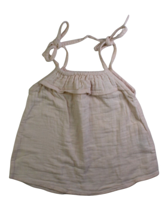 A Ivory Sleeveless Tops from Jamie Kay in size 12-18M for girl. (Front View)