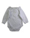 A White Long Sleeve Bodysuits from Bébé by Minihaha in size 6-12M for girl. (Back View)