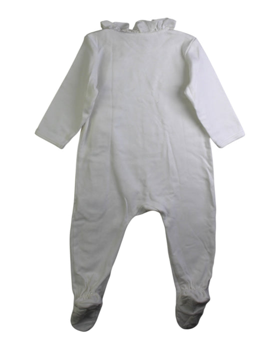 A White Onesies from Chloe in size 6-12M for girl. (Back View)