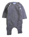 A Grey Long Sleeve Rompers from Jacadi in size Newborn for boy. (Front View)