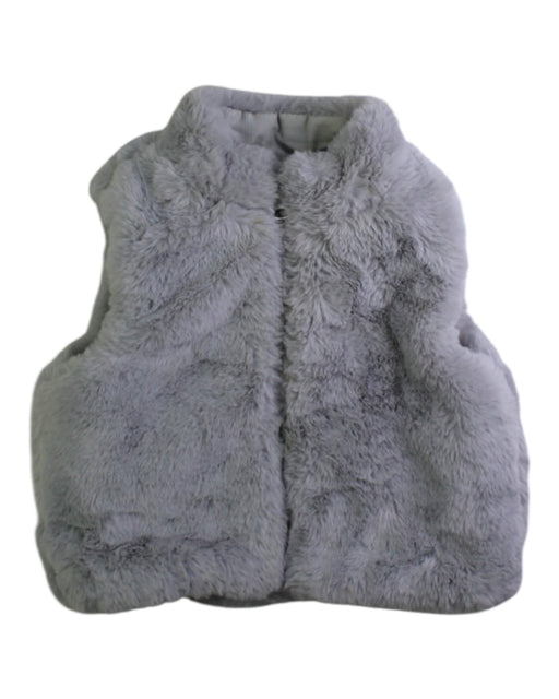 A Grey Outerwear Vests from Country Road in size 3-6M for girl. (Front View)