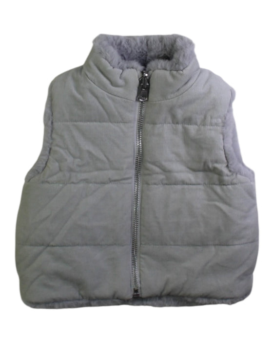 A Grey Outerwear Vests from Country Road in size 3-6M for girl. (Back View)
