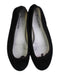 A Black Flats from Repetto in size 11Y for girl. (Back View)