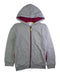 A Grey Zippered Sweatshirts from Boden in size 7Y for girl. (Front View)