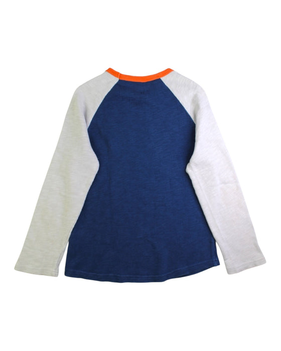 A Blue Long Sleeve T Shirts from Boden in size 7Y for boy. (Back View)