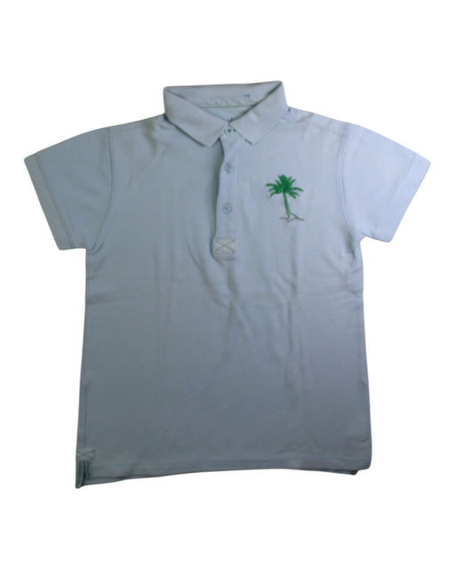 A White Short Sleeve Polos from Chateau de Sable in size 10Y for boy. (Front View)