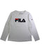 A White Long Sleeve T Shirts from Fila in size 11Y for neutral. (Front View)