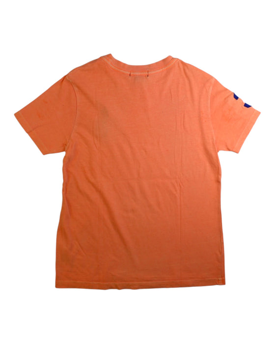 A Orange Short Sleeve T Shirts from Polo Ralph Lauren in size 7Y for boy. (Back View)