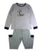 A Grey Pyjama Sets from Petit Bateau in size 12Y for boy. (Front View)