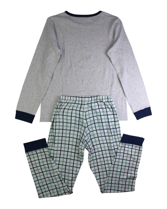 A Grey Pyjama Sets from Petit Bateau in size 12Y for boy. (Back View)