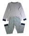 A Grey Pyjama Sets from Petit Bateau in size 12Y for boy. (Back View)
