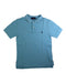 A Blue Short Sleeve Polos from Polo Ralph Lauren in size 8Y for boy. (Front View)