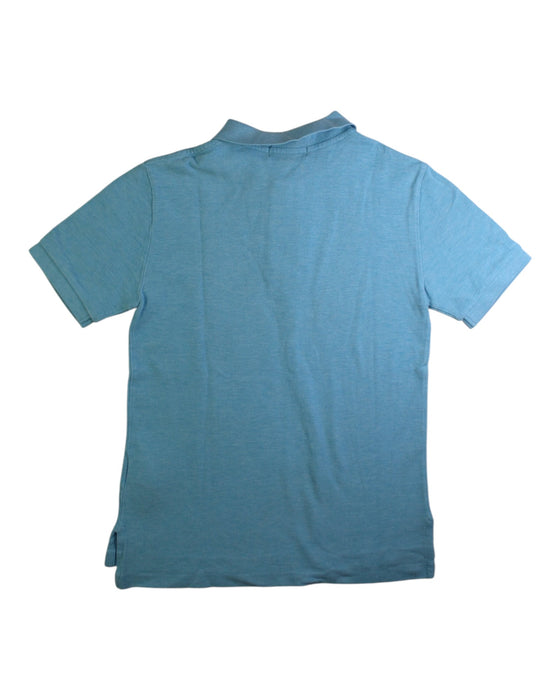 A Blue Short Sleeve Polos from Polo Ralph Lauren in size 8Y for boy. (Back View)